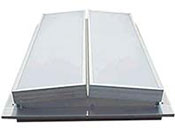 Sistemul de iluminare naturala Sunvia Vent pentru evacuarea fumului. 